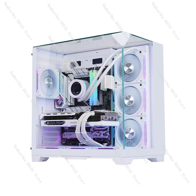 Atx Case - ATX Gaming PC Case Panoramic Tempered