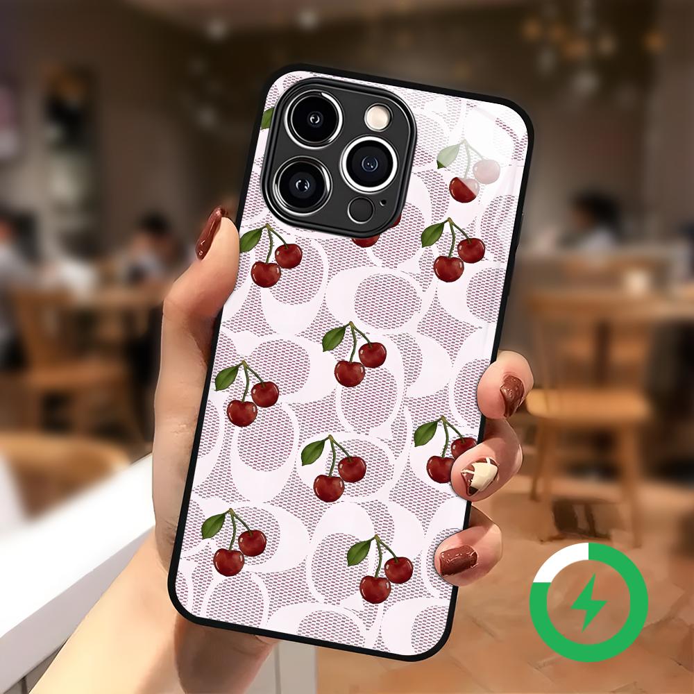 Cherry Luxury Pattern Phone Ca - đánh giá và giá Mini Pc Case