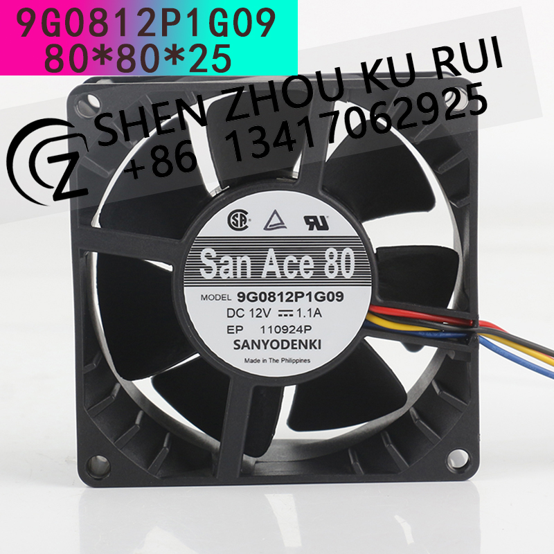 Sanyo 12V 1.1A AC EC 8038 80x8 - đánh giá và giá Case Fan Controller