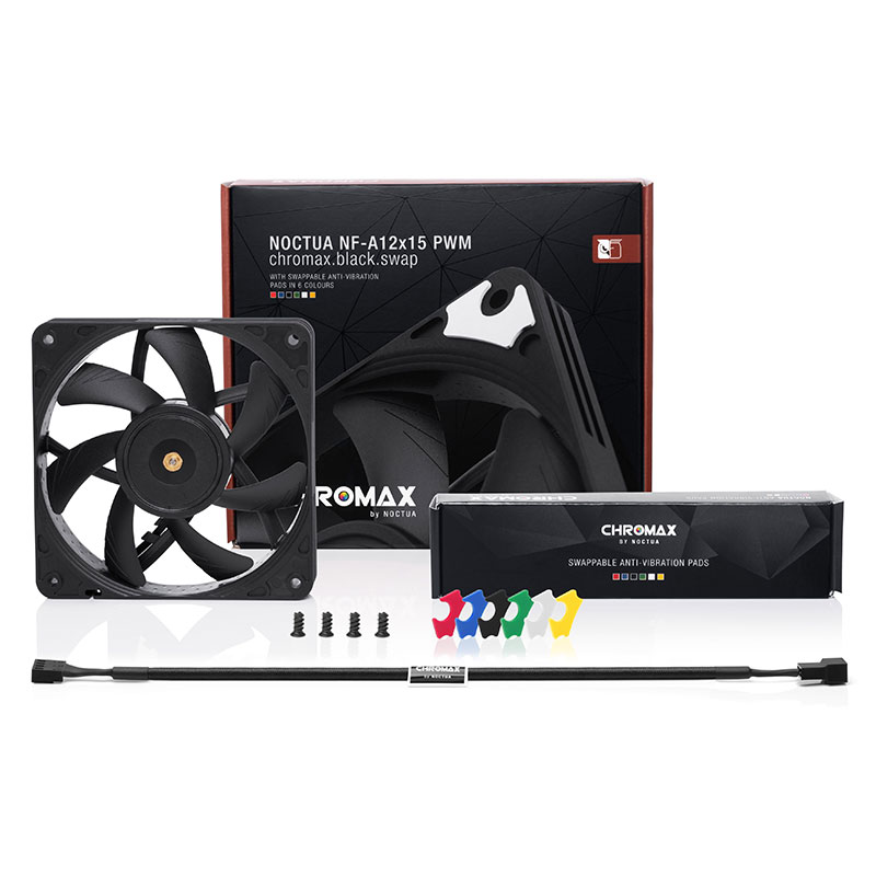 Noctua NF-A12x15 PWM Chromax.b - đánh giá và giá Case Fan Controller