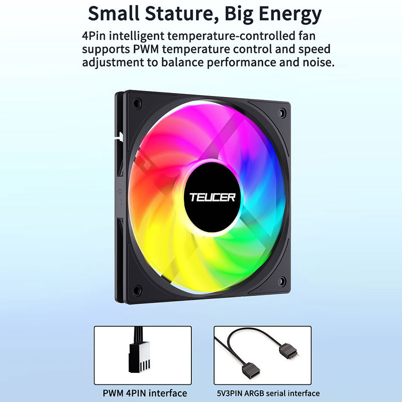 Teucer 120mm PC Case Fan FDB B - đánh giá và giá Pc Chassis