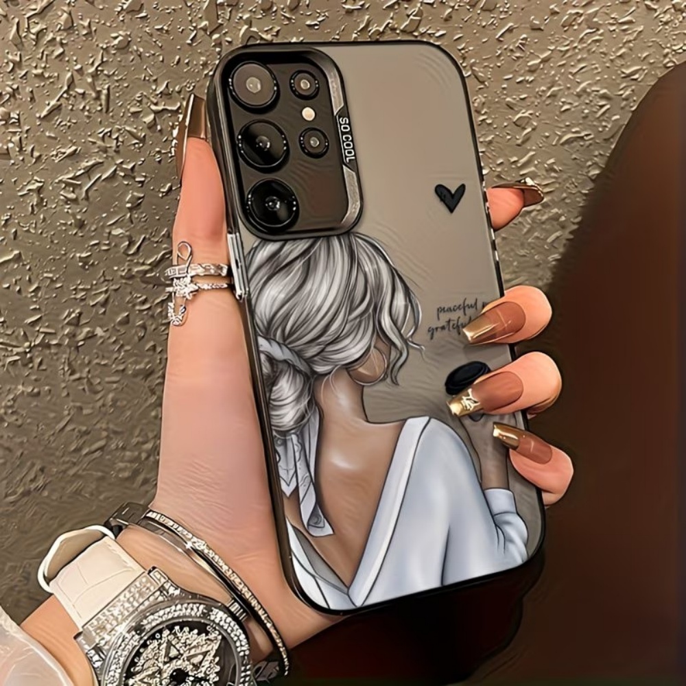 Peaceful Grateful Girl Print P - đánh giá và giá Matte Pc Case