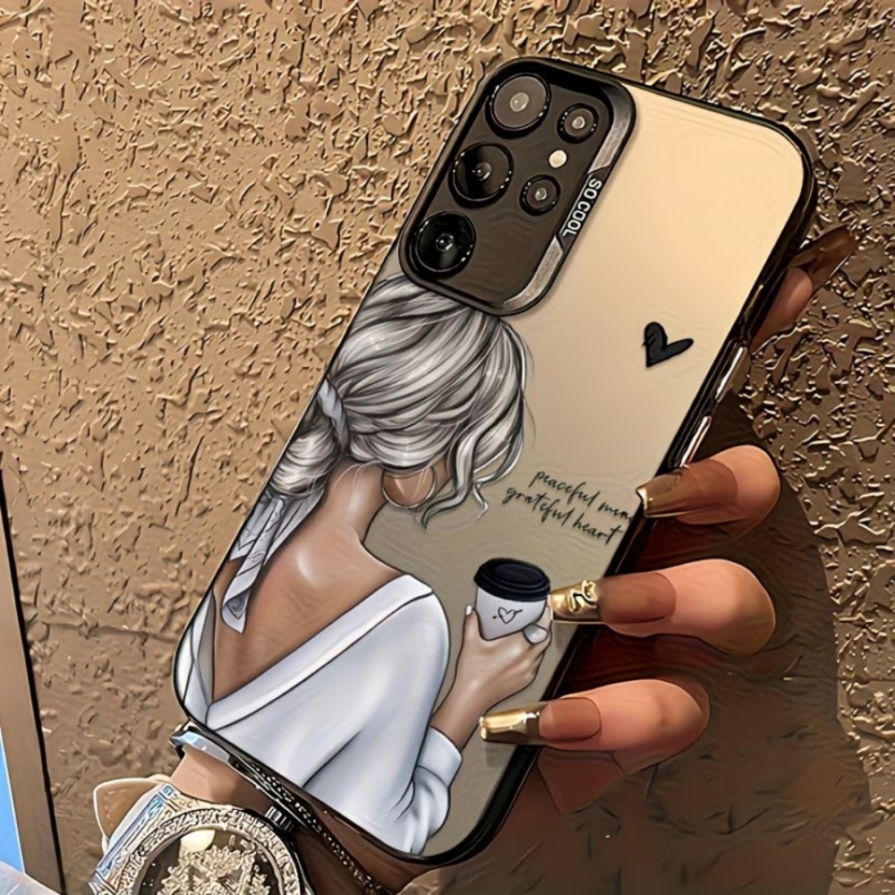 Peaceful Grateful Girl Print P - đánh giá và giá Matte Pc Case