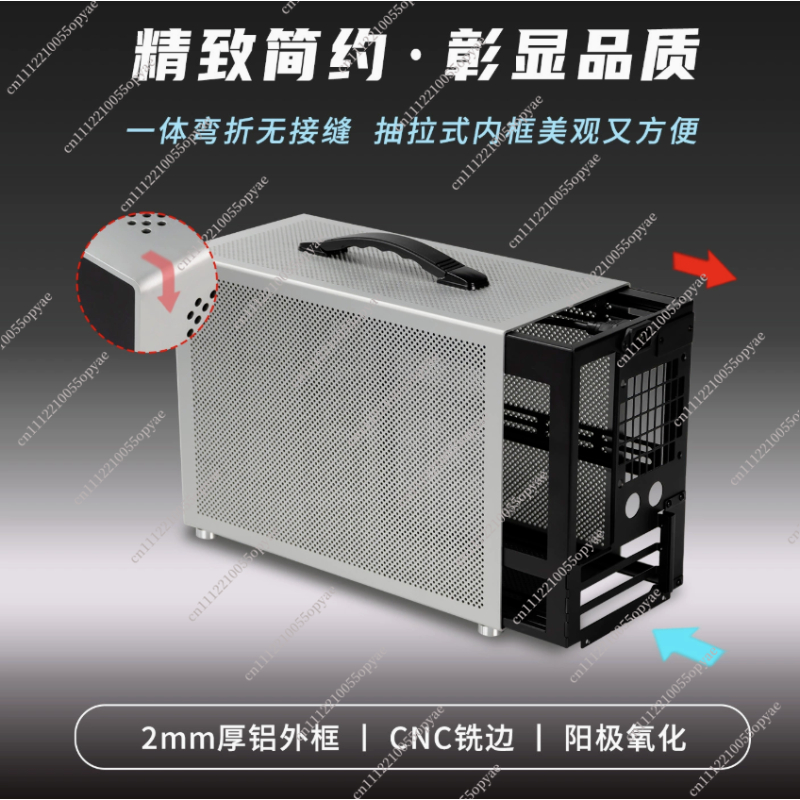 D3 Aluminum Mini PC Case 280 W - đánh giá và giá Atx Case