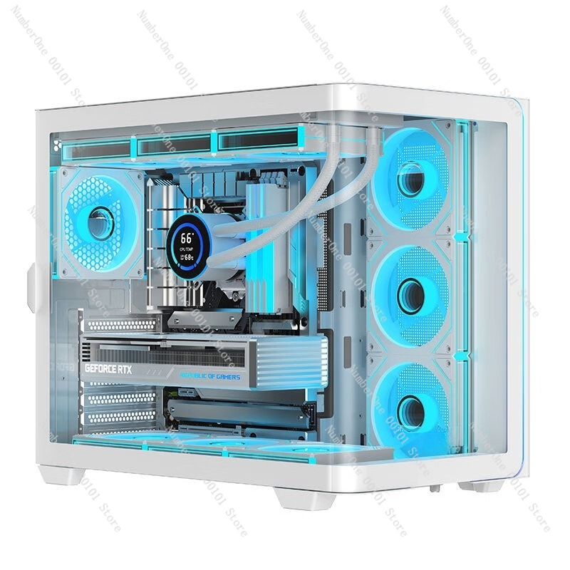 Panoramic Curved Glass Desktop - đánh giá và giá Atx Case