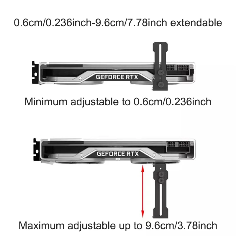 Graphics Card Holder Adjustabl - đánh giá và giá Atx Case