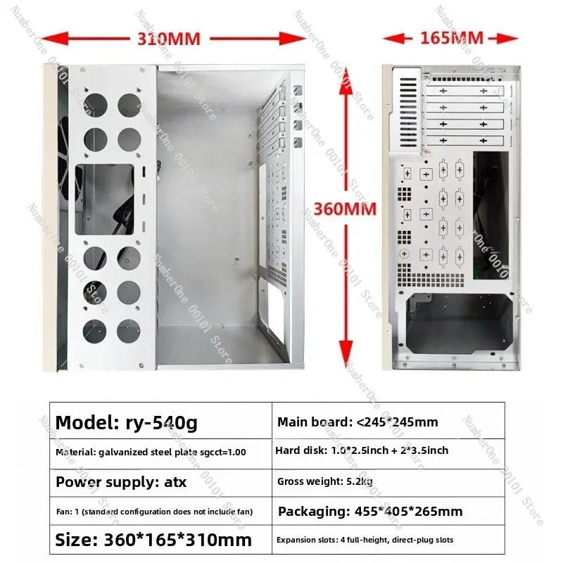 Wall-Mounted Small Case ATX Po - đánh giá và giá Atx Case
