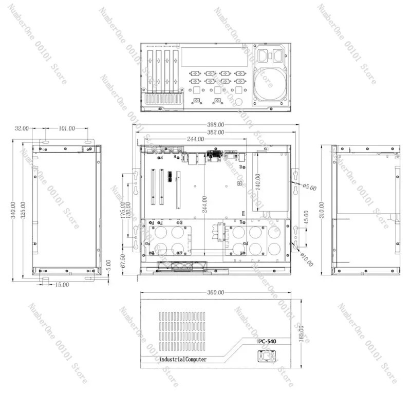 Wall-Mounted Small Case ATX Po - đánh giá và giá Atx Case