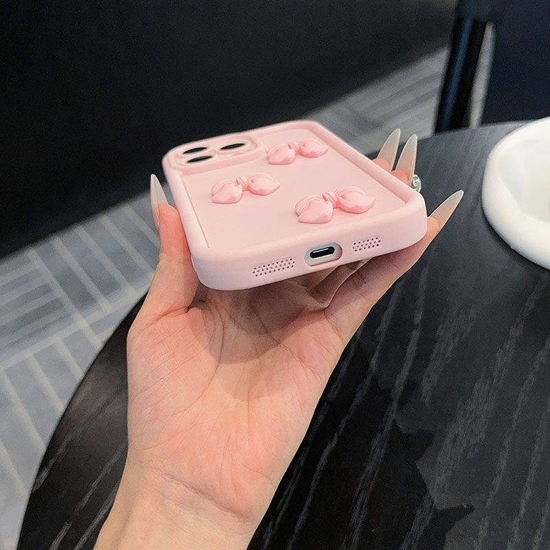 Pink Bow Tie Phone Case For iP - đánh giá và giá Matte Pc Case