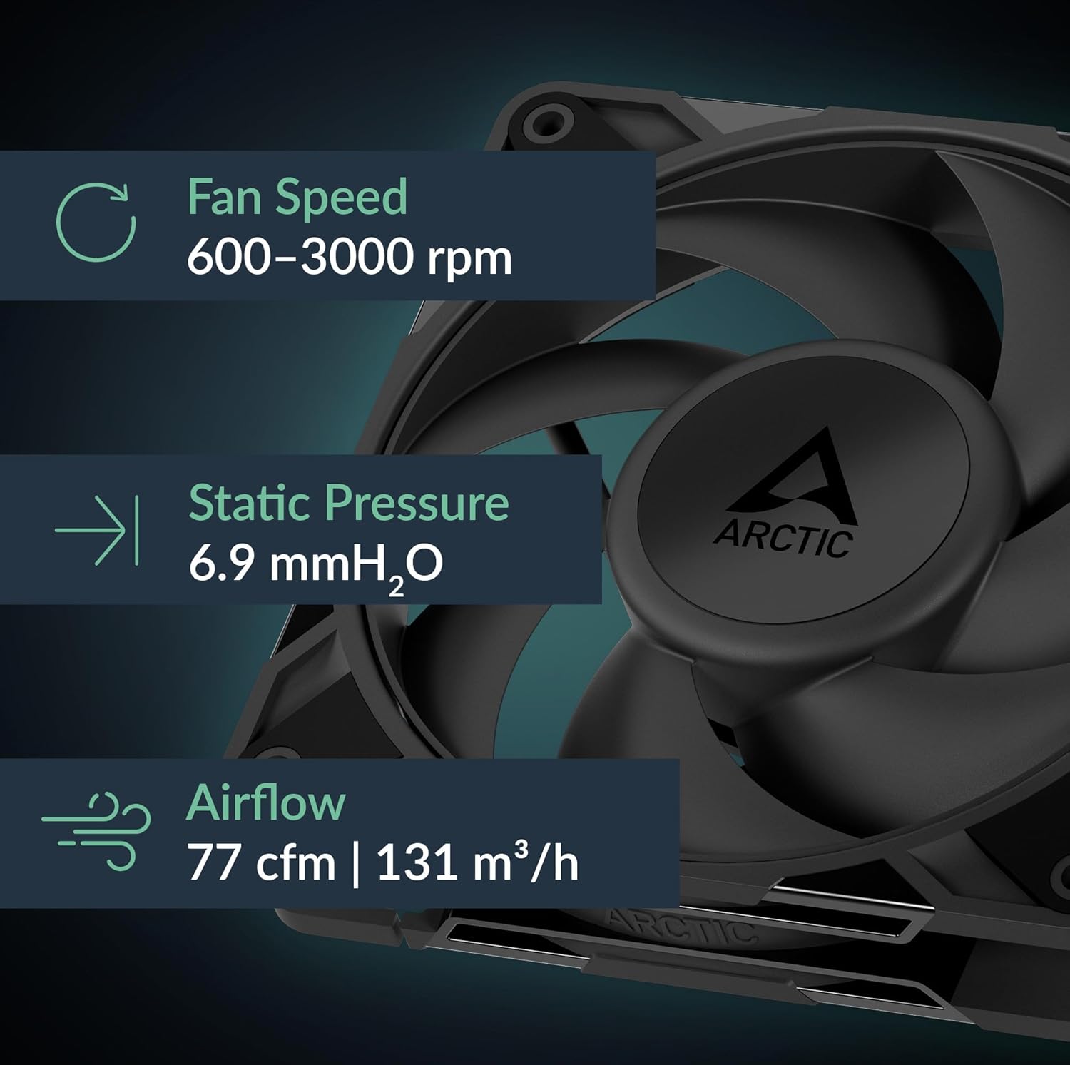 ARCTIC P12 Pro Computer Deskto - đánh giá và giá Case Fan Controller