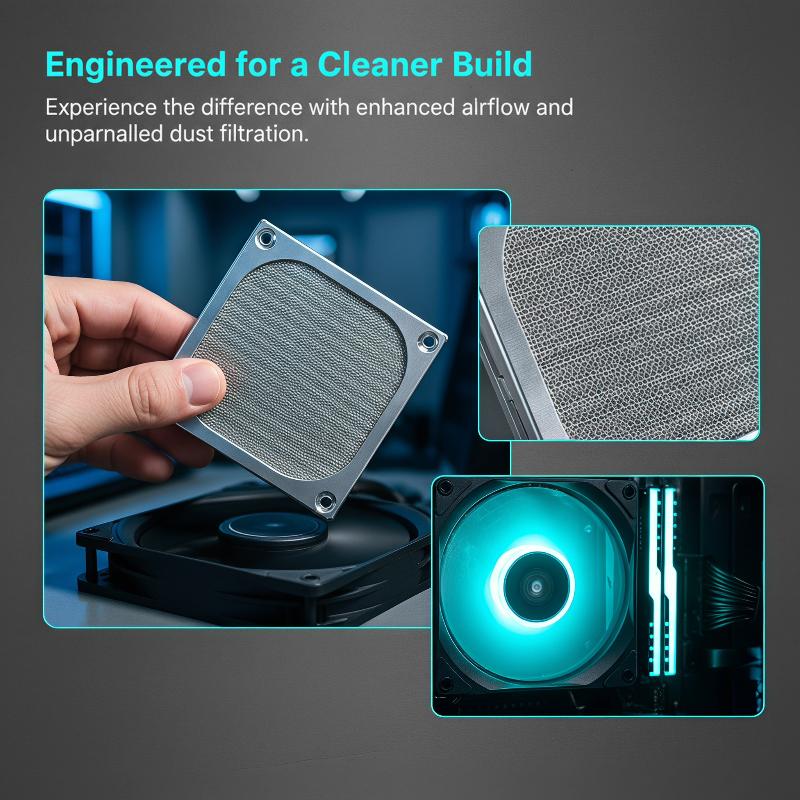 Metal Cooling Fan Dust Protect - đánh giá và giá Dust Filter Pc